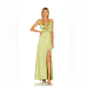 Beautiful LPA cut out green dress